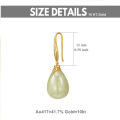 wholesale Gold Teardrop Jade Drop Earrings for Women-0-1
