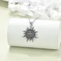 wholesale 925 Sterling Silver Sun Tree of Life Celtic Knot Pendant Necklace s for Women and Men-0-2
