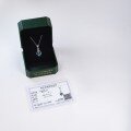 wholesale 925 Sterling Silver Heart & Infinity Blue Pearl Z Initial Pendant Necklace for Women-0-6