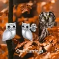 wholesale 925 Sterling Silver Owl Moonstone Stud Earrings for Women Gifts-0-2