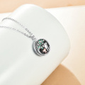 wholesale 925 Sterling Silver Elephant & Tree Photo Locket Pendant Necklace for Mother and Daughter-0-4