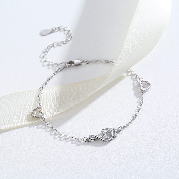 Sterling Silver Musical Note Chain Bracelet-4