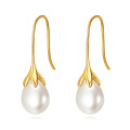 wholesale 925 Sterling Silver Pearl Drop Dangle Earrings for Women-0-0