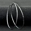 wholesale Sterling Silver Circle Endless Hoop Earrings for Women 20 70mm-0-2