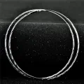 wholesale Sterling Silver Circle Endless Hoop Earrings for Women 20 70mm-0-3