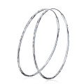 wholesale Sterling Silver Circle Endless Hoop Earrings for Women 20 70mm-0-31