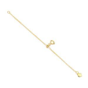 14K Real Gold 4" Necklace Bracelet Extender Chain-0