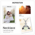 wholesale 925 Sterling Silver Glowing Bee Pendant Necklace for Girls & Women - Glow in the Dark s-0-2