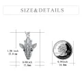 wholesale 925 Sterling Silver Giraffe Head Cremation Jewelry Keepsake Pendant Necklace for Ashes-0-1