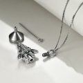 wholesale 925 Sterling Silver Giraffe Head Cremation Jewelry Keepsake Pendant Necklace for Ashes-0-4