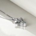 wholesale 925 Sterling Silver Giraffe Head Cremation Jewelry Keepsake Pendant Necklace for Ashes-0-5