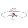 wholesale 925 Sterling Silver Cardinal and Cross Charm Bracelet with Red Birds - Adjustable Sympathy  for Women-0-0