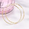 wholesale Sterling Silver Circle Endless Hoop Earrings for Women 20 70mm-0-9