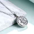 wholesale 925 Sterling Silver Metal Cubic Zirconia Turtle Pendant Necklace Gift for Women and Teen Girls-0-1