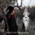 wholesale 925 Sterling Silver Triple Moon Goddess Urn Pendant Ashes Keepsake Memorial Jewelry for Women and Men-0-2