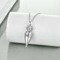 wholesale 925 Sterling Silver Triple Moon Goddess Urn Pendant Ashes Keepsake Memorial Jewelry for Women and Men-0-4