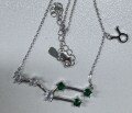wholesale 925 Sterling Silver Emerald Taurus Zodiac Constellation Necklace for Women Birthday Gifts-0-6