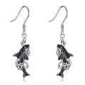 wholesale 925 Sterling Silver Orca Whale Earrings for Women - Hypoallergenic s-0-0