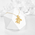 wholesale 14K Gold Sea Turtle Pendant Necklace for Women - Fine s-0-3