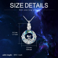 wholesale 925 Sterling Silver Zodiac Gemini Constellation Urn Keepsake Locket Necklace w/Funnel & Chain - Memorial Ashes Holder  for Women-0-1