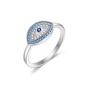 Sterling Silver Evil Eye Unique Rings-0