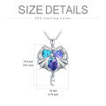 wholesale Sterling Silver Austrian Crystal Dragon Necklace for Women Girls-0-7