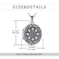 wholesale 925 Sterling Silver Oval Photo Locket Pendant Necklace for Mother Daughter Wife Gift-0-1