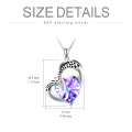 wholesale 925 Sterling Silver Crystal Giraffe Pendant Necklaces for Women Teen Girls -0-1