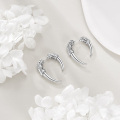 wholesale 925 Sterling Silver Gothic Punk Dragon Claw Stud Earrings for Men & Women - Vintage Style Jewellery Gift-0-6