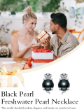 wholesale 925 Sterling Silver Black Freshwater Pearl Dog Stud Earrings - Valentine's & Motherâs Day Gifts for Her-0-4