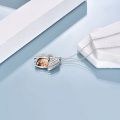 wholesale 925 Sterling Silver Angel Wing Heart Photo Locket Pendant Necklace Gift for Women-0-3