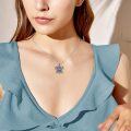 wholesale 925 Sterling Silver Abalone Shell Celtic Knot Sea Turtle Pendant Necklace for Women-0-3