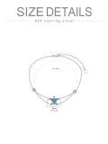 wholesale 925 Sterling Silver Blue Opal Turtle Anklet - Oceanic Jewelry for Women & Girls-0-1
