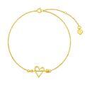 wholesale 14K Gold Heart Arrow Charm Bracelet for Women Friendship Gift Ideas-0-0