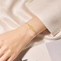 wholesale 14K Gold Heart Arrow Charm Bracelet for Women Friendship Gift Ideas-0-2