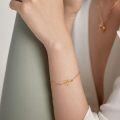 wholesale 14K Gold Heart Arrow Charm Bracelet for Women Friendship Gift Ideas-0-3