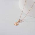 wholesale 18K Gold Rose Flower Pendant Necklace for Women - Elegant-0-3