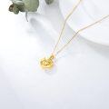 wholesale 18K Gold Double Heart Pendant Necklace for Women - Forever Love You Gift for Her/Mom/Wife (45cm)-0-5