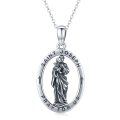 wholesale 925 Sterling Silver Saint Joseph Pendant Necklace with Chain Catholic s for Women and Men-0-0