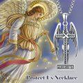 wholesale 925 Sterling Silver Angel Pendant Cross Necklace Graduation Gifts for Her Him Protection Jewelry -0-4