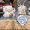 wholesale 925 Sterling Silver Cat Pendant Necklace with Crystal and Charm for Women Girls Mom Wife Gift-0-5