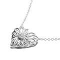 wholesale 925 Sterling Silver Daisy Flower Pendant with Cubic Zirconias for Women-0-3