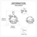 wholesale 925 Sterling Silver Freshwater Pearl Hummingbird Flower Pendant Necklace for Women Girls-0-1