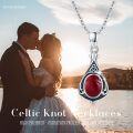 wholesale 925 Sterling Silver Red Jasper Teardrop Pendant Necklace Gifts for Women and Moms-0-5