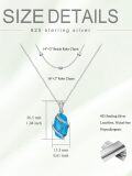wholesale Sterling Silver Gemstone Dainty Pendant Necklace for Women Mom Gift-0-26