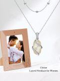 wholesale Sterling Silver Gemstone Dainty Pendant Necklace for Women Mom Gift-0-23