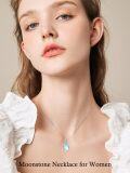 wholesale Sterling Silver Gemstone Dainty Pendant Necklace for Women Mom Gift-0-14