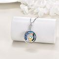 wholesale 925 Sterling Silver Crystal Elephant Cremation Urn Necklace for Ashes Keepsake s for Women-0-10