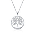 wholesale 925 Sterling Silver Heart Tree of Life Pendant Necklace Minimalist s for Women and Moms-0-0