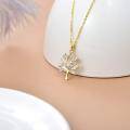 wholesale 10K Gold Tree Of Life Pendant Necklace For Women - 2 Colors Available-0-3